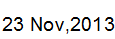 23 Nov, 2013