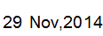 29 Nov, 2014
