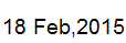 18 Feb, 2015