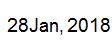 28 Jan, 2018