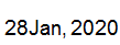 28 Jan, 2020