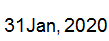 31 Jan, 2020