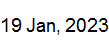 19 Jan, 2023