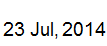 23 July, 2014