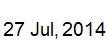 27 July, 2014