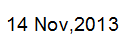 14 Nov, 2013