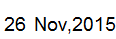 26 Nov, 2015