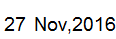 27 Nov, 2016