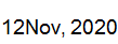 12 Nov, 2020