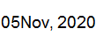 5 Nov, 2020