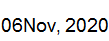 6 Nov, 2020