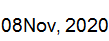 8 Nov, 2020