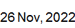 26 Nov, 2022
