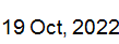 19 Oct, 2022