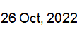 26 Oct, 2022